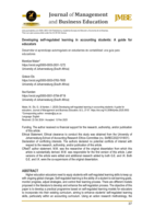 Developing self-regulated learning in accounting students: A guide for educators