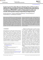 Exploring the possible allosteric binding sites of plasmodium falciparum hypoxanthine‐guanine‐xanthine phosphoribosyl transferase (PfHGXPRT) with iso‐mukaadial acetate and ursolic acid acetate using computational approaches