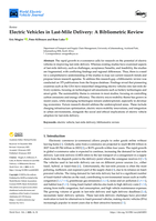 Electric vehicles in last-mile delivery: A bibliometric review