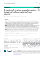 Enhancing effective interpersonal interactions through soft skills: perceptions of nurse educators
