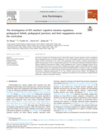 The investigation of EFL teachers' cognitive emotion regulation, pedagogical beliefs, pedagogical practices, and their engagement across the curriculum