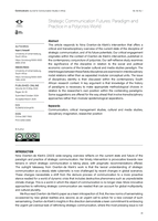 Strategic communication futures: Paradigm and practice in a polycrisis world