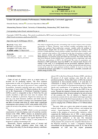 Crude oil and economic performance: Multicollinearity corrected approach