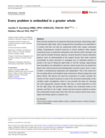 Every problem is embedded in a greater whole