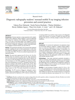 Diagnostic radiography students' neonatal mobile X-ray imaging infection prevention and control practices