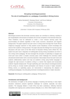 Disrupting monolingual practices: The role of multilingualism as a pedagogy of possibility in Writing Centres