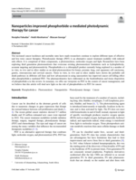 Nanoparticles improved pheophorbide-a mediated photodynamic therapy for cancer