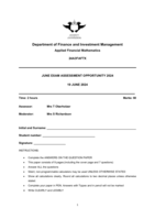 Applied Financial Mathematics