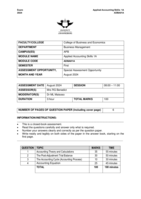 Applied Accounting Skills 1A (Special)