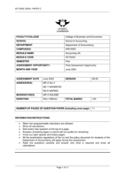 Accounting 2A