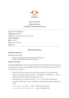 ECONOMETRICS 4A