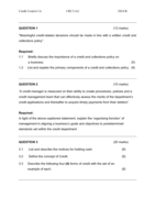 Credit Control 1A