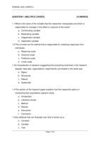 Research design and analysist: Quantitative research