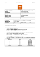 Financial Management