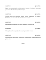 Public Management and Governance 3A