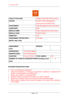 Public Management and Governance 2A