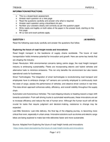 Road Freight Transport Management