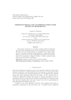 Primitive ideals and Jacobson's structure spaces of semigroups