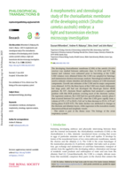 A morphometric and stereological study of the chorioallantoic membrane of the developing ostrich (Struthio camelus australis) embryo: a light and transmission electron microscopy investigation