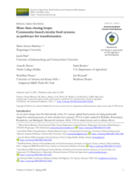 More than closing loops : Community-based circular food systems as pathways for transformation