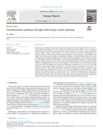 Decarbonization pathways through multi-energy system planning