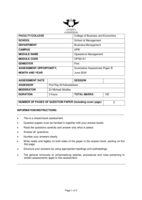 Operations Management