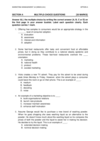 MARKETING MANAGEMENT 1A