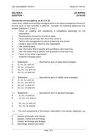 Travel and Tourism Management 1B
