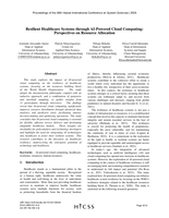 Resilient healthcare systems through AI-powered cloud computing : Perspectives on resource allocation