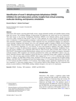 Identification of novel 3-dehydroquinate dehydratase (DHQD) inhibitors for anti-tuberculosis activity: insights from virtual screening, molecular docking, and dynamics simulations