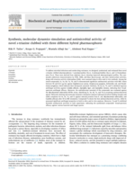 Synthesis, molecular dynamics simulation and antimicrobial activity of novel s-triazine clubbed with three different hybrid pharmacophores
