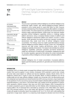 GPTs and digital superintermediaries : Dynamics, dilemmas, dangers of generative AI : A conceptual framework