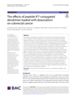 The effects of peptide IF7-conjugated dendrimer loaded with doxorubicin on colorectal cancer