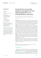South African accounting students' perceptions on soft skills development in an interdisciplinary case study