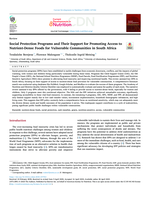 Social protection programmes and their support for promoting access to nutrient-dense foods for vulnerable communities in South Africa