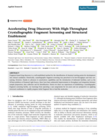Accelerating drug discovery with high‐throughput crystallographic fragment screening and structural enablement