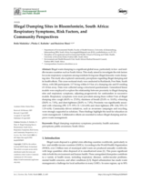 Illegal dumping sites in Bloemfontein, South Africa : Respiratory symptoms, risk factors, and community perspectives