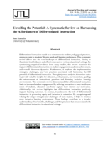 Unveiling the potential : A systematic review on harnessing the affordances of differentiated instruction