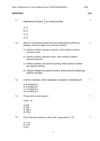 Mathematics for the Foundation Phase 2A