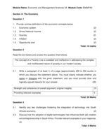 Economic and Management Sciences 3A