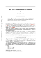 Some results on irreducible ideals of monoids