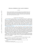 Topological properties of some classes of submodules
