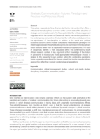 Strategic communication futures: Paradigm and practice in a polycrisis world