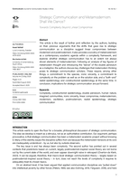 Strategic communication and metamodernism, shall we dance? - Towards complexity beyond linear compromise