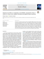 Quantum size effects on magnetism in Eu2MnHfO6 nanoparticles: Role of surface-to-volume ratio, magnetic blocking, and magnetic phase transitions