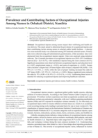 Prevalence and contributing factors of occupational injuries among nurses in Oshakati district, Namibia
