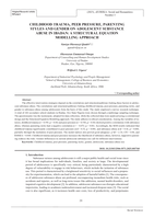 Childhood trauma, peer pressure, parenting styles and gender on adolescent substance abuse in Ibadan : A structural equation modelling approach