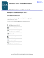 Bribing to Escape Poverty in Africa