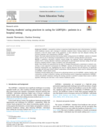 Nursing students' caring practices in caring for LGBTQIA+ patients in a hospital setting