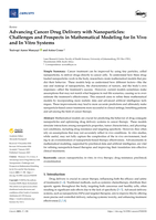 Advancing cancer drug delivery with nanoparticles : Challenges and prospects in mathematical modeling for In vivo and In vitro systems